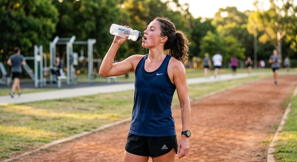 Hydration før, under og efter træning